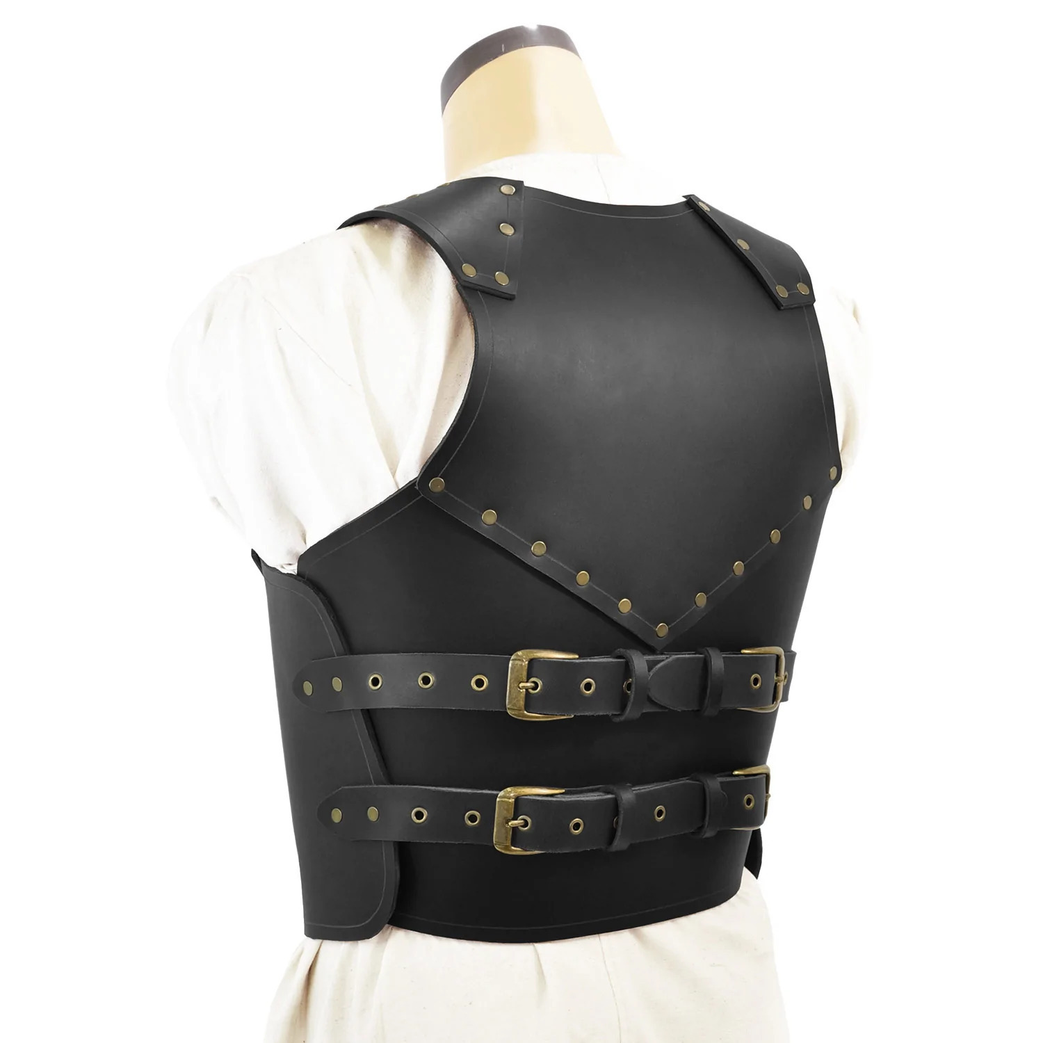 2023 film and television props wholesale European and American retro Medieval Renaissance COSPLAY samurai leather armor chest armor