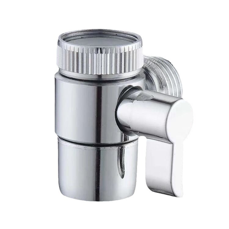 Wholesale washbasin faucet external water separator single cut one in two out switching valve shunt adapter accessories