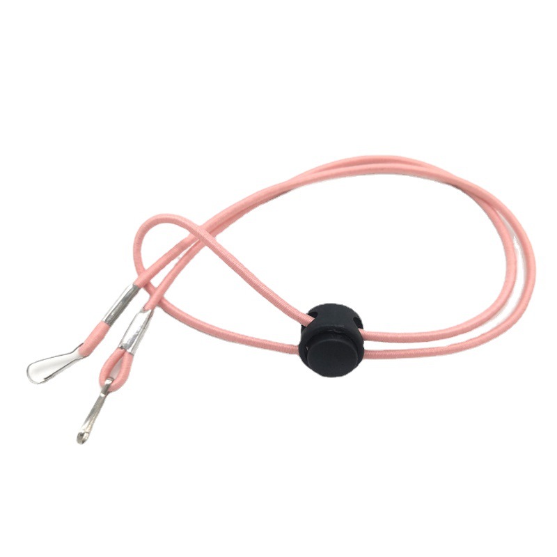 Factory direct sales elastic hat rope mask lanyard rope fisherman hat windproof rope hat windproof rope hat accessories
