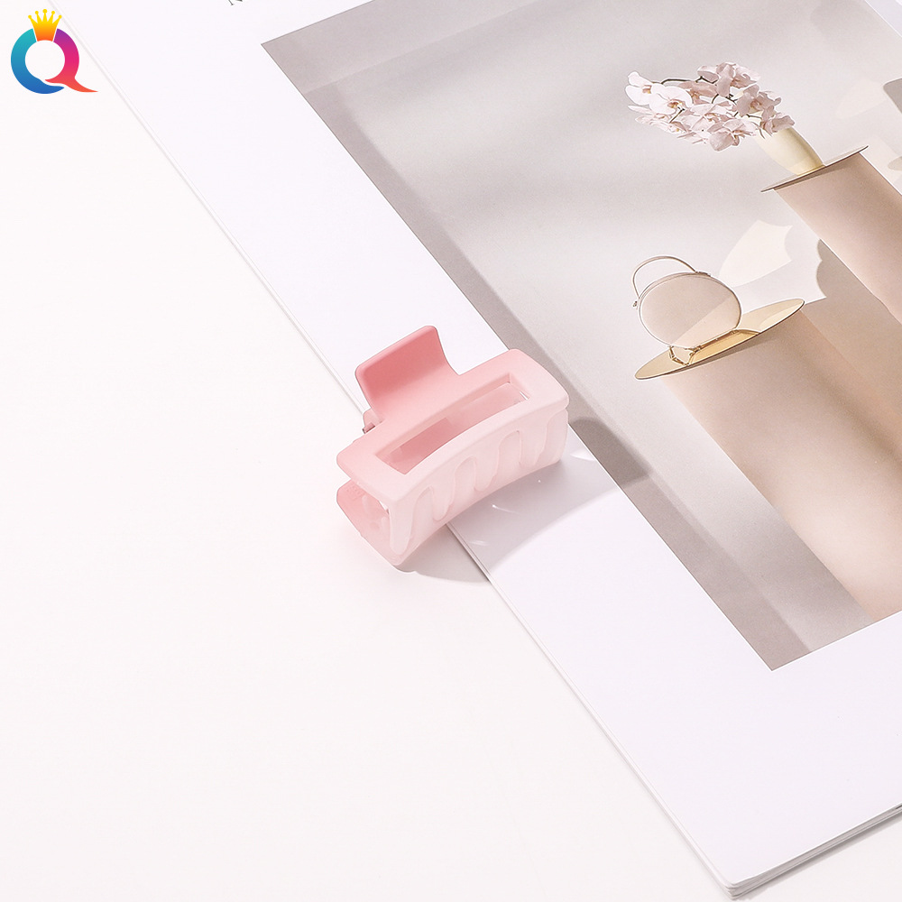 Qiyue határokon átnyúló színátmenetes hajtű matt fogócsat édes női cápacsat hajcsat hajkiegészítők nagykereskedelemben_voghion.com