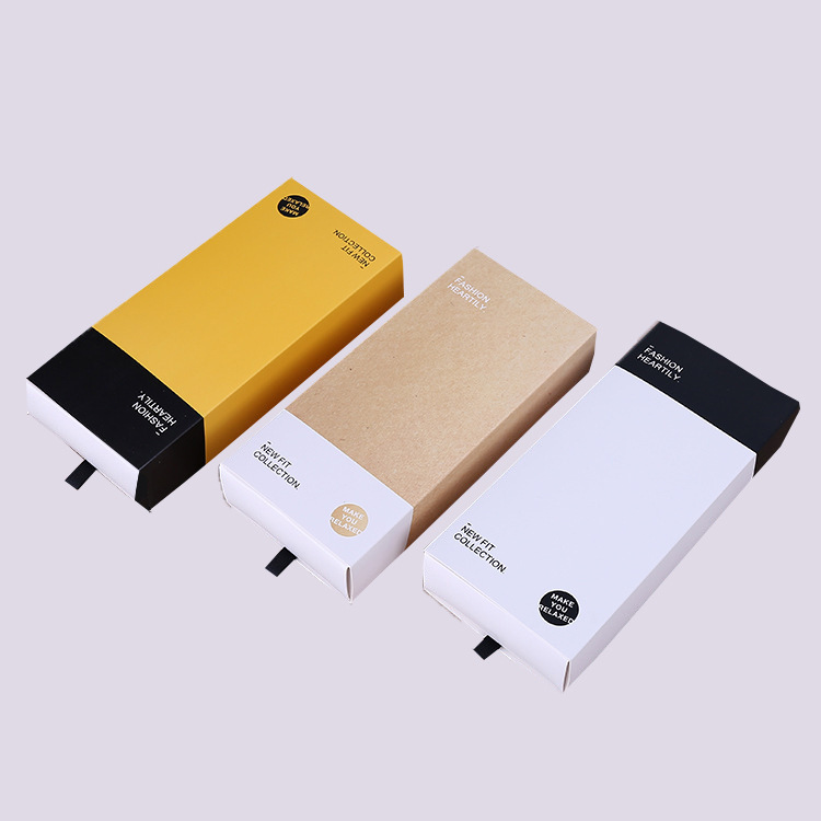 Spot socks underwear packaging box bra underwear printing Kraft paper drawer box color box hard box can add LOGO