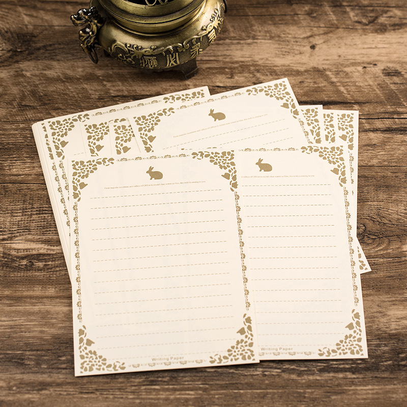 Letter PAper Envelope Printing Production Retro KrAft PAper White Thickeneded Chinese Style A5A4 Ancient Style Love Letter Confession Letter PAper