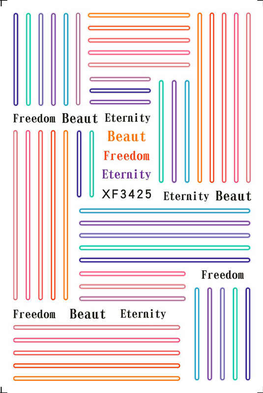XF3396 and other cross-border sources of nail stickers nail stickers snake 12 can be made into a set