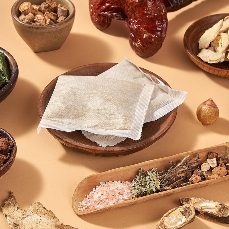 Tea bran shampoo bag plant herbal head therapy bag month fumigation hair care shampoo bag wholesale head soup