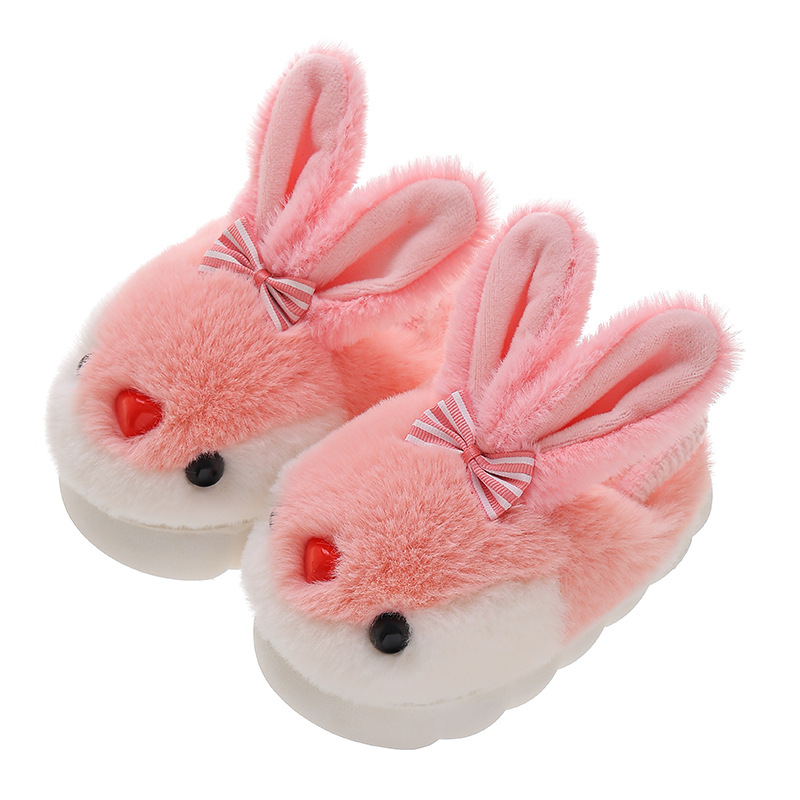 Children's cotton slippers winter Girls' Indoor non-slip boys' and girls' home warm children's home slippers