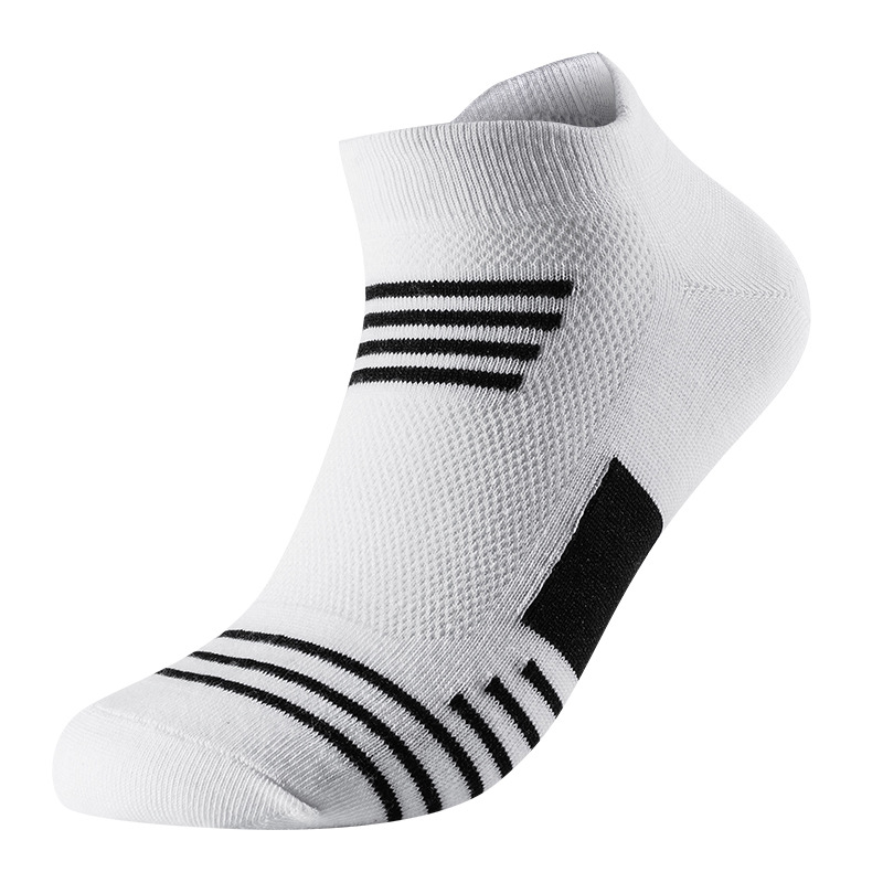 Sports Socks Men's Short Medium Tube Thin Breathable Sweat-Absorbing Non-Slip Stinky Quick-Drying Zhuji Training Running Elite Basketball Socks