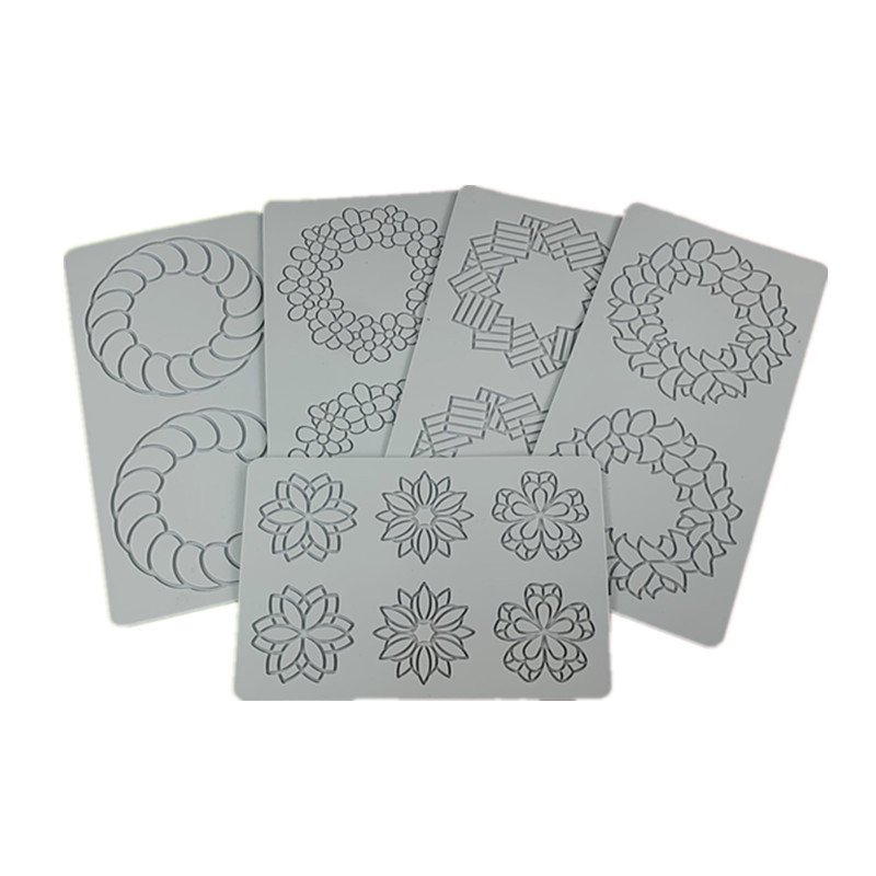 New Arrival Garlands Flip Sugar Lace Pad DIY Chocolate Candy Dessert Decorative Silicone Mold Baking Supplies