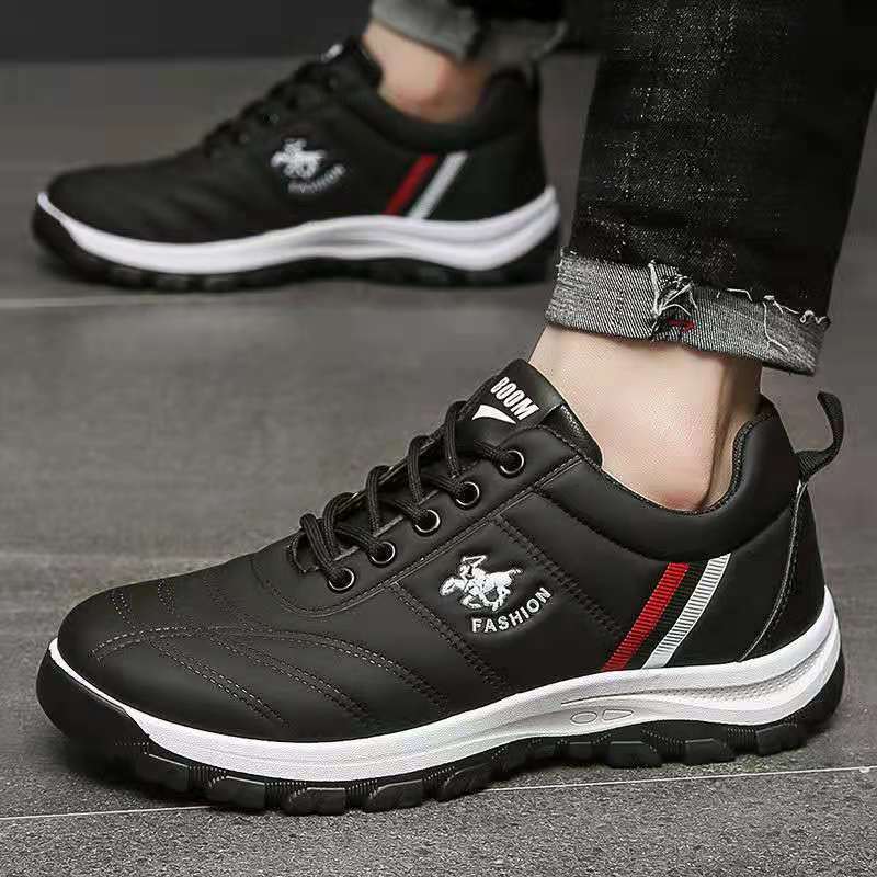 2021 Autumn and Winter Trendy Shoes Men's Casual Sneakers Korean Style Comfortable White Shoes Students Running Shoes