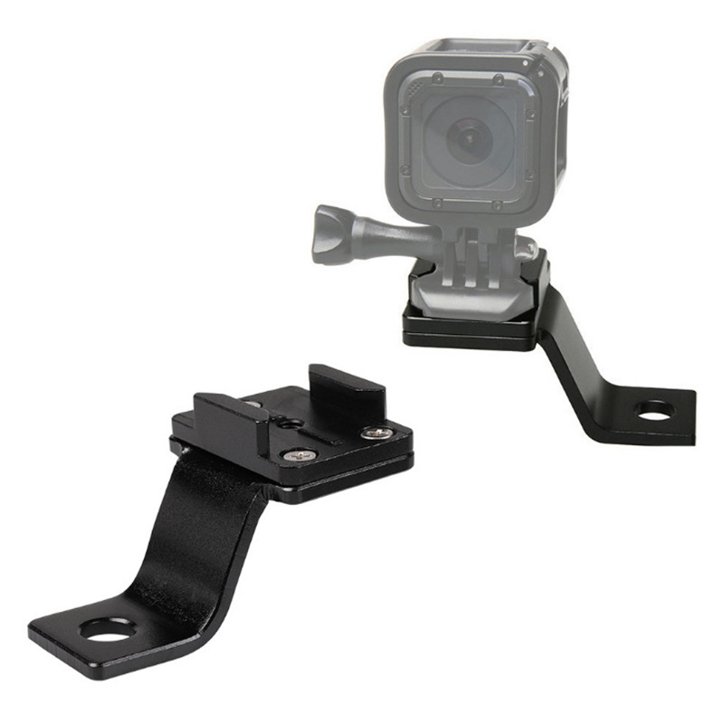 Wholesale Gopro sports camera accessories motorcycle rearview mirror bracket CNC aluminum alloy holder base bracket