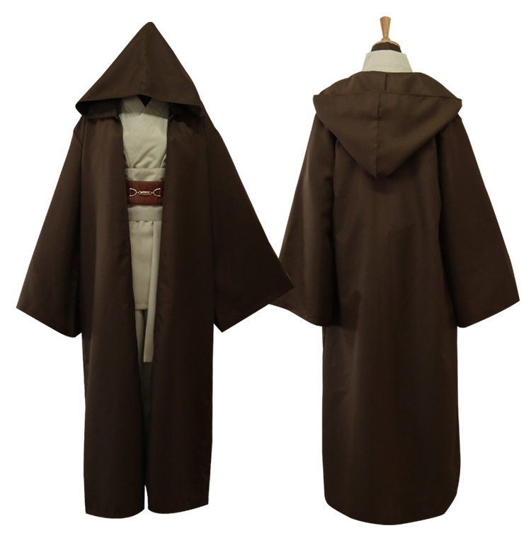 Manzhin Star Wars Jedi Knight Anakin Cloak Cosplay Suit Costsize Costsize Costsize Europe and America
