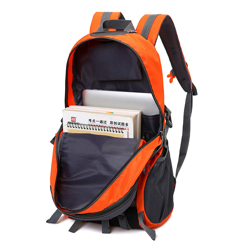 Outdoor Mountaineering Bag Men's and Women's 2023 New Simple Casual Large Capacity Lightweight USB Rechargeable Backpack