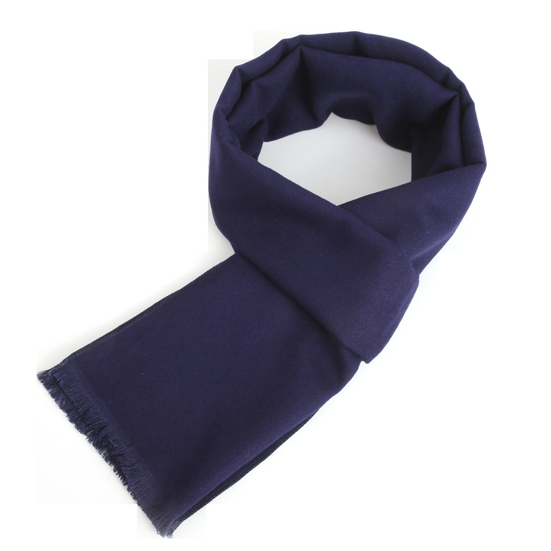 Red Scarf men's autumn and winter cashmere-like thickened warm women's scarf lucky scarf for elders