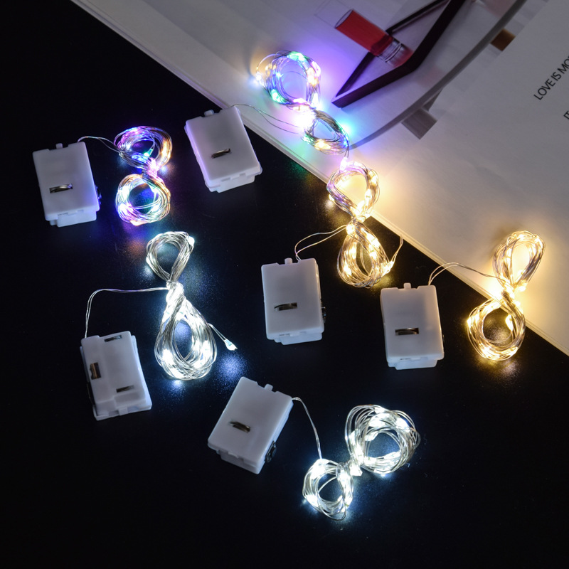 LED light adjustment flash color light string small string light line small white box light small square box light led light string