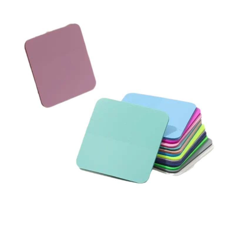 45*45 Square Translucent Post-it Notes PET Post-it Transparent Index Stickers Fluorescent Color Morandi Color Index Stickers