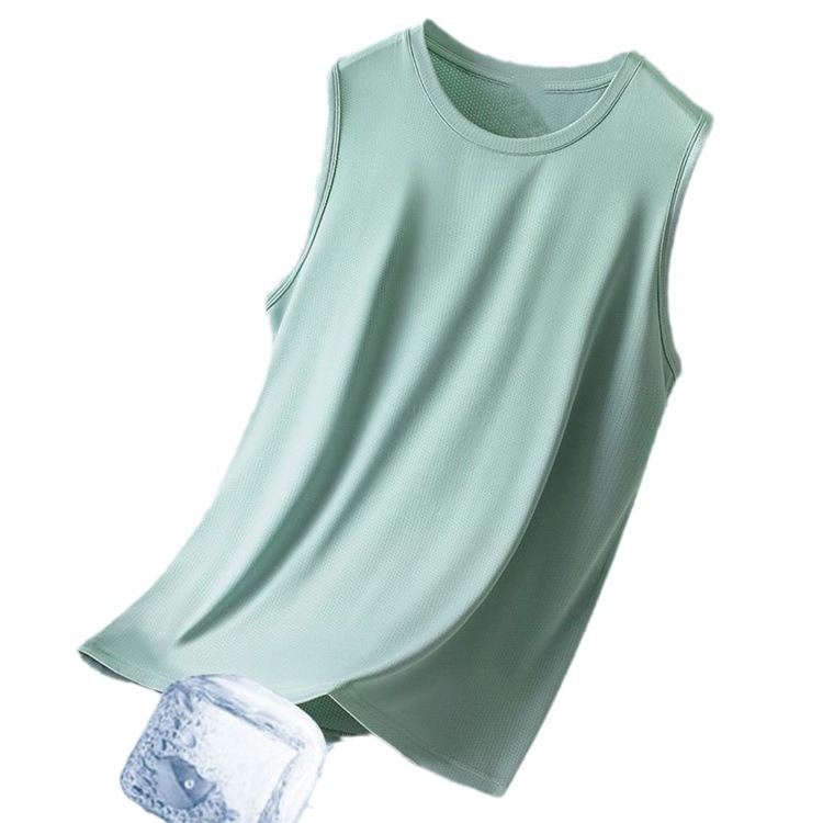 Factory Direct Men's Mesh Vest Thin Sleeveless T-shirt All-match Outdoor Sports Running Mountain Climbing T-shirt Top