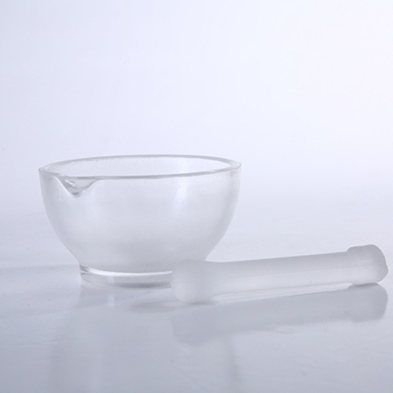 Sales of glass mortar manufacturers supply mortar pounding Chinese medicine mortar experimental consumables chemical instruments