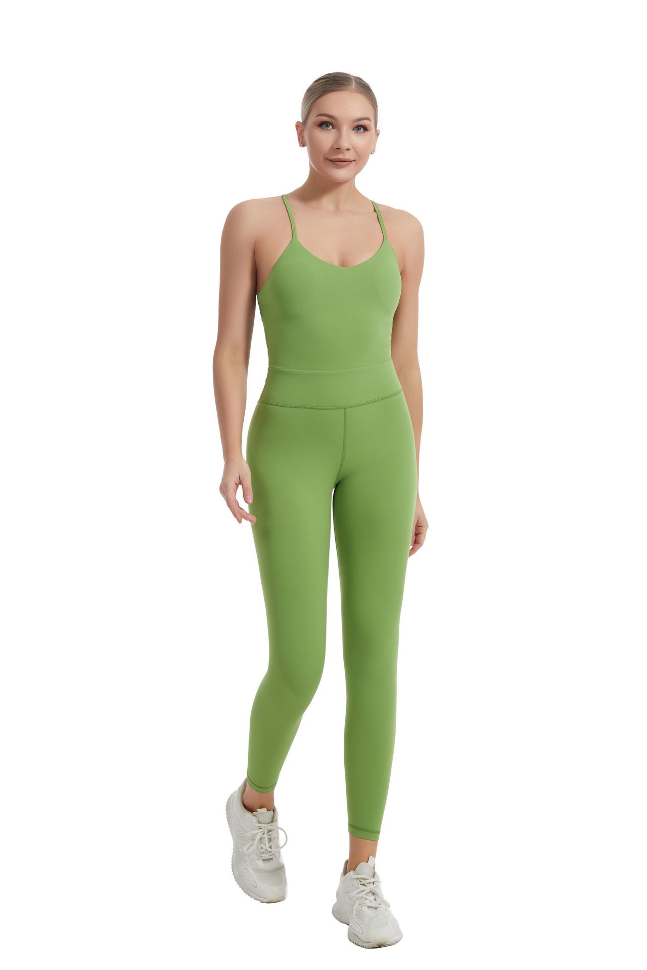 New fashion beauty back yoga one-piece jumpsuit sports fitness clothes aerial yoga jumpsuit