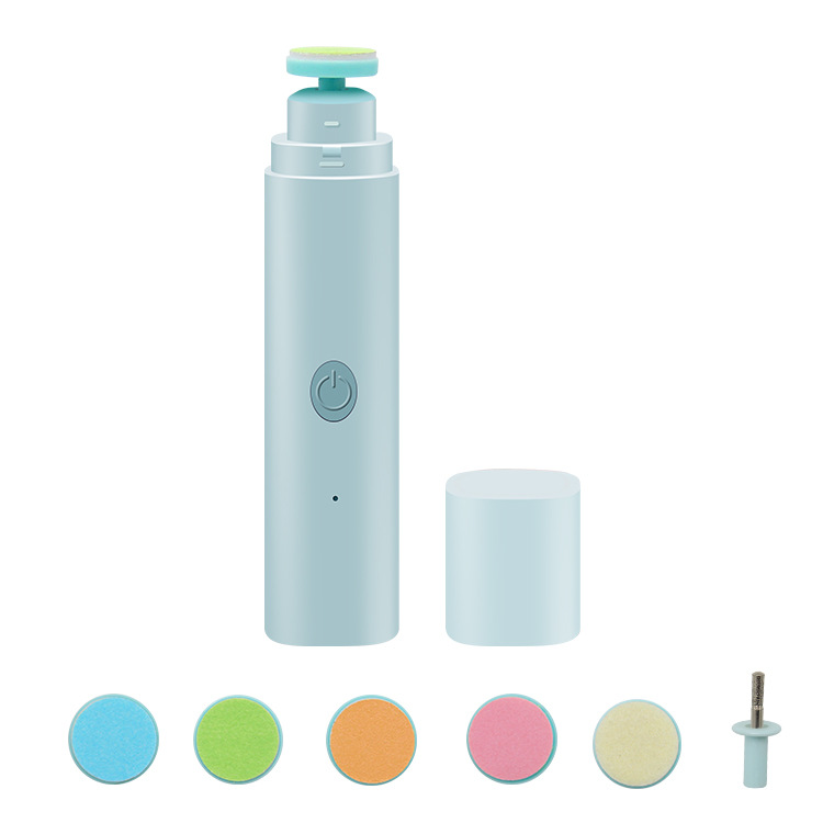 Export to Japan anti-scratch multifunctional baby electric nail grinder children's nail clippers EU certification cross-border direct sales