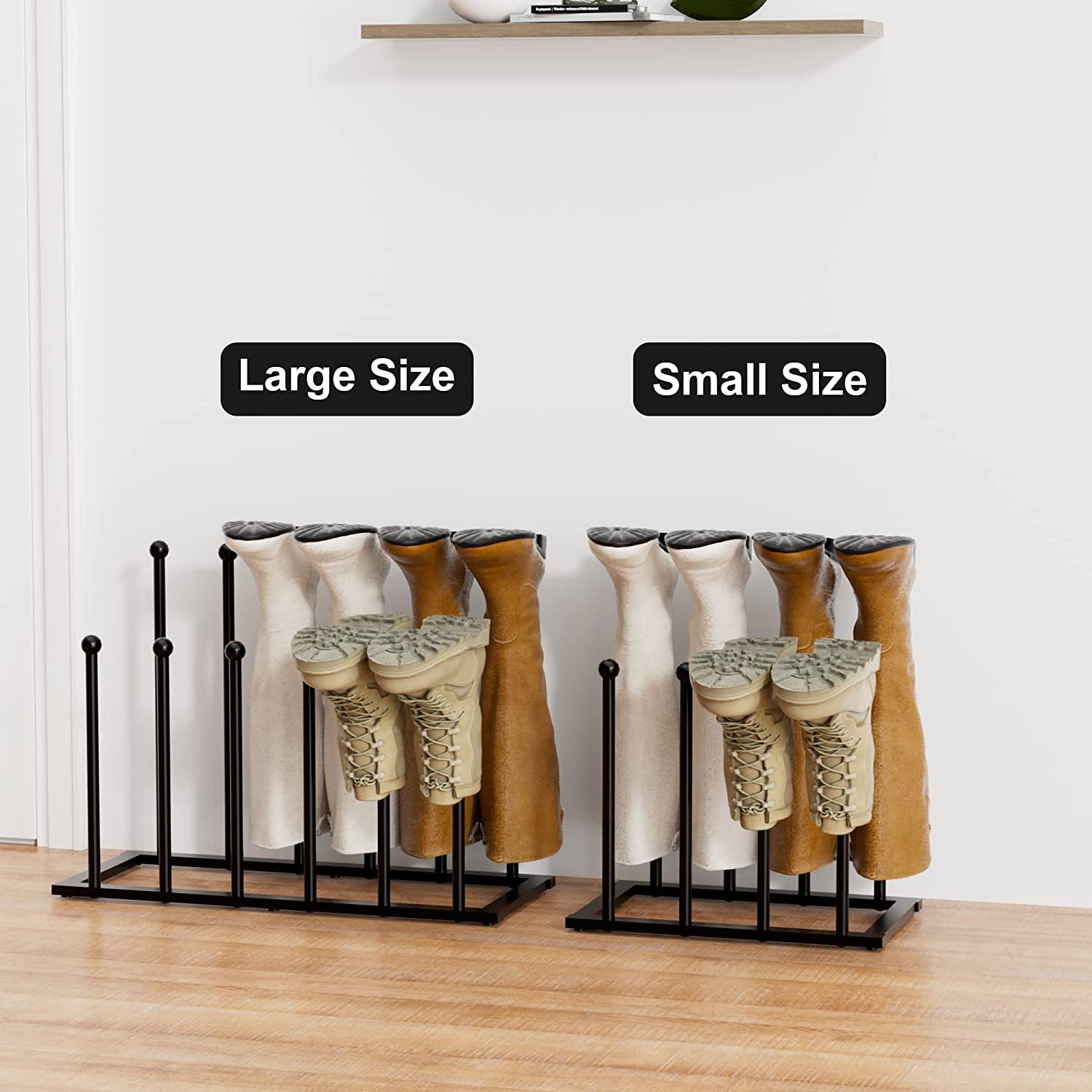 Creative Shoe Rack Boots Rack Iron Modern Simple Dormitory Indoor Outdoor Snow Boots Support Rack Boots Shoe Rack