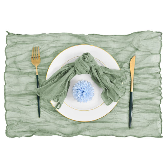 Bali yarn pleated napkin country bohemian table cloth decoration wedding party evening napkin placemat wholesale