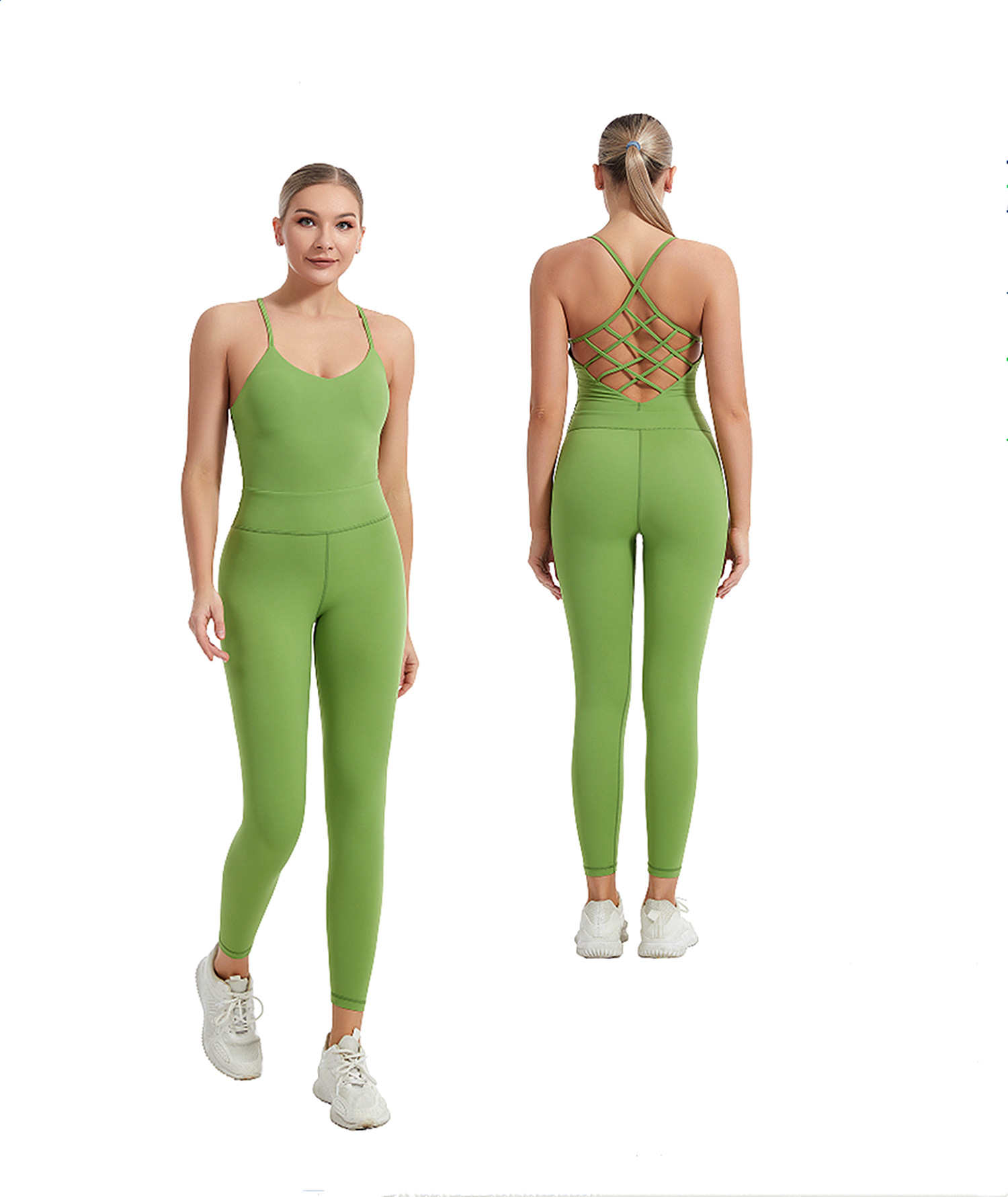 New fashion beauty back yoga one-piece jumpsuit sports fitness clothes aerial yoga jumpsuit