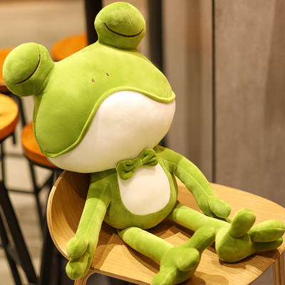 Cute Frog Pillow Couple Birthday Gift Plush Toy Girl Sleeping Doll Doll for Boyfriend