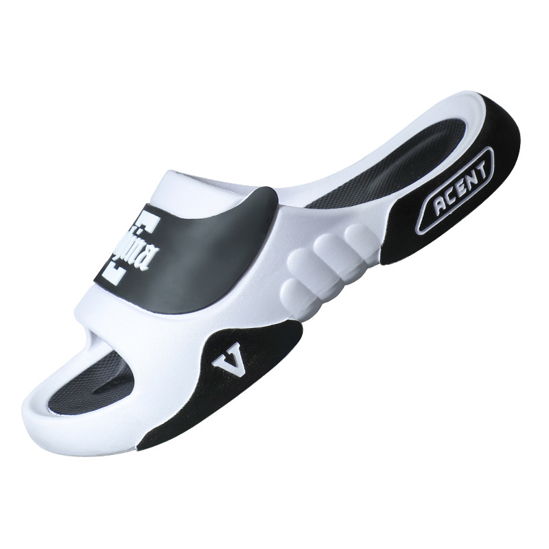 Slippers Men's Summer Home Non-slip Thick Bottom Feeling 2024 New PVC Jieyang Plastic Sandals Wholesale