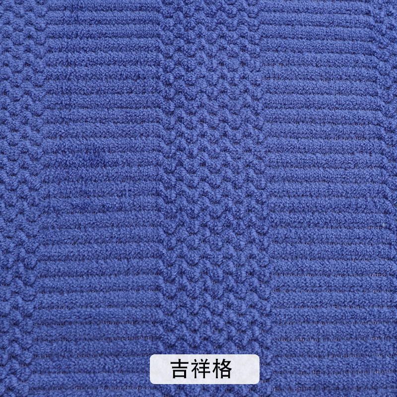 Factory wholesale warp knitted coral fleece towel thickened absorbent soft lint-free auspicious face wash gift towel