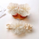 Off-white chiffon flowers
