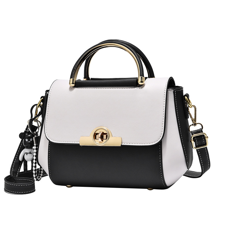 Factory small bag women's 2023 new color matching women's bag diagonal fashion women's bag shoulder handbag a generation of hair