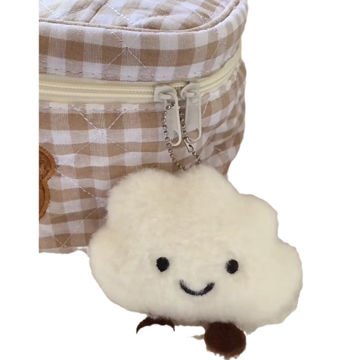 Plush cloud doll chain keychain super cute doll schoolbag pendant student girl heart super cute accessories
