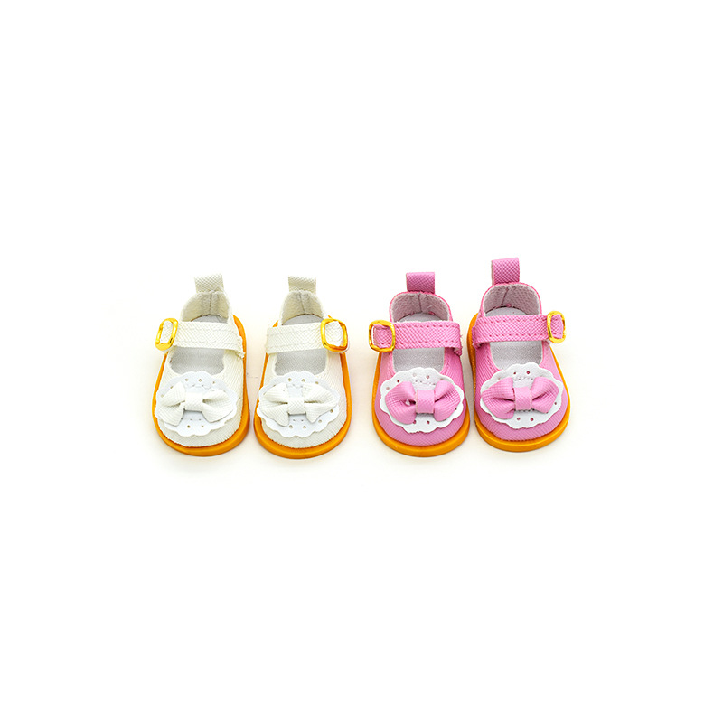 20cm Cotton Doll Shoes Star Doll Leather Shoes Doll Dress Accessories Non-Attribute Butterfly Princess Shoes