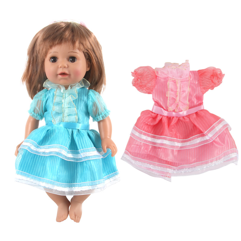 Factory direct fashion 36cm vinyl simulation doll clothes 14 inch boys and girls clothes cross-border exclusive