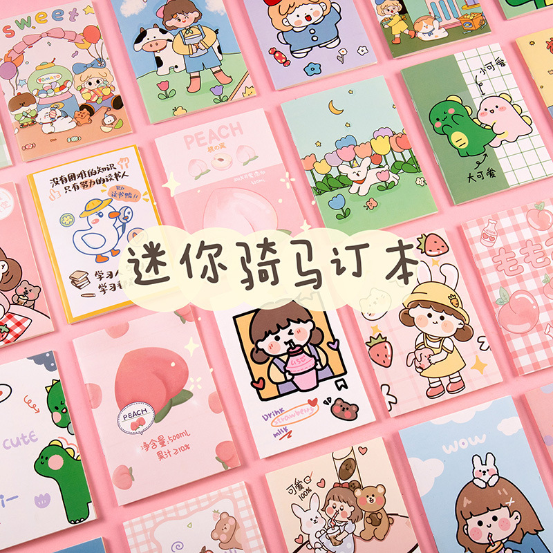 32p Korean cute mini notepad cartoon animal Christmas pocket notebook small gift prizes