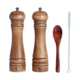 Manual Wooden Pepper Grinder Pepper Grinder Ceramic Core Pepper Sea Salt Seasoning Bottle Base suit Kitchen Tools