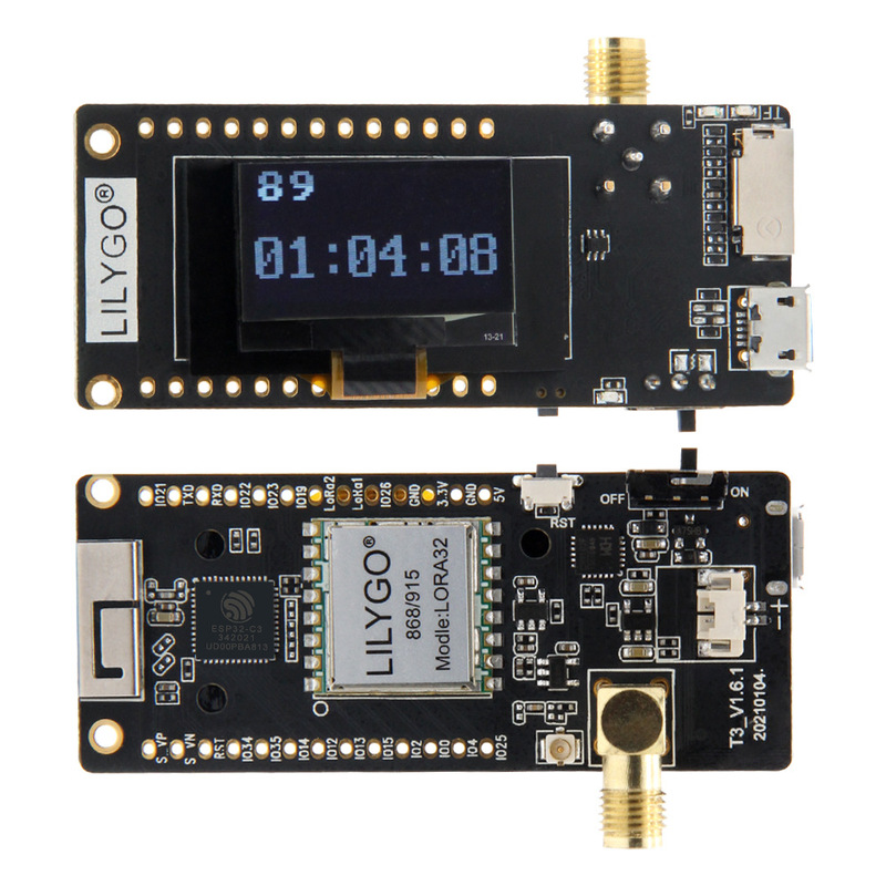 Lora32 V1.6.1 Esp32 0.96 インチ Bluetooth Wifi ワイヤレスモジュール Sma Ip5306 電子部品/集積回路 IC|undefined