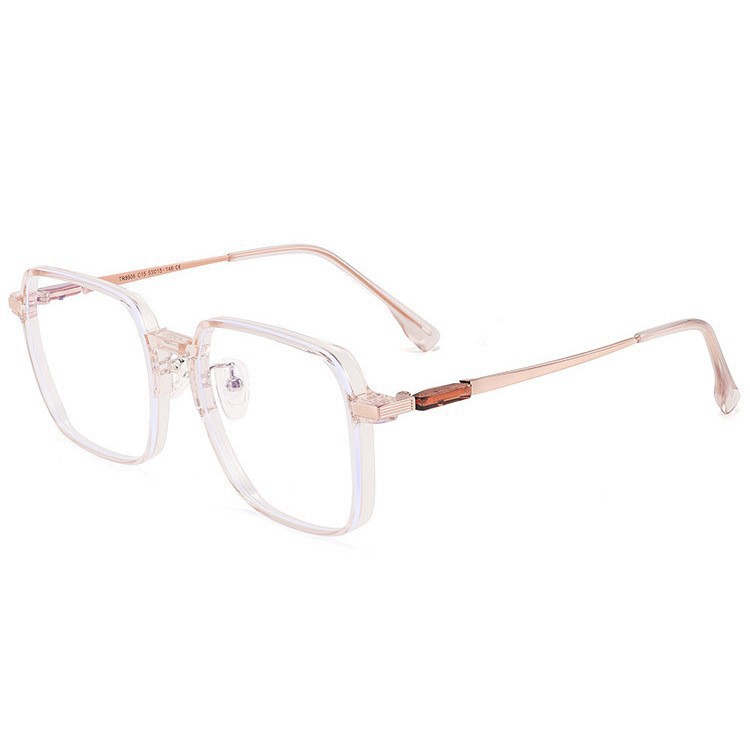 Ultra-light eyes glasses women's pure campus style student large frame flat glasses anti-blue light glasses frame wholesale