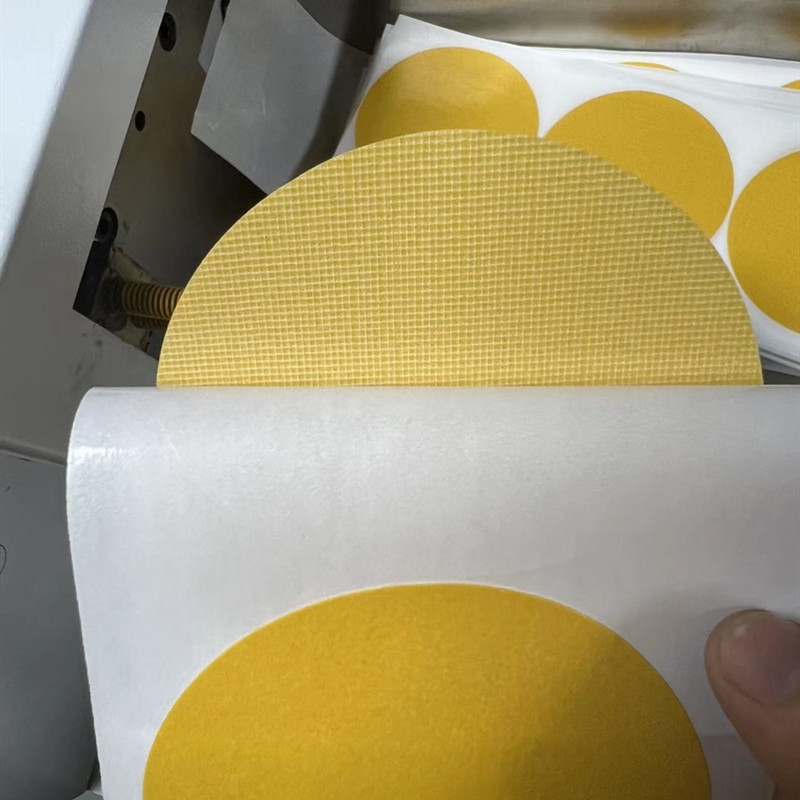Fiber Cloth Mesh Double-sided Tape Carpet Adhesive Mat Fixed Mesh Cloth Tape Round Transparent