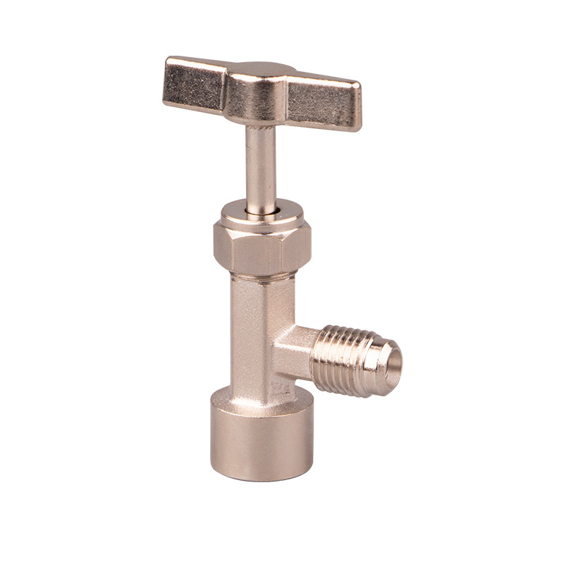 R134a bottle opener refrigeration opening valve US gauge 134A US Gauge 1/2Acme cross-border snow bottle opener set