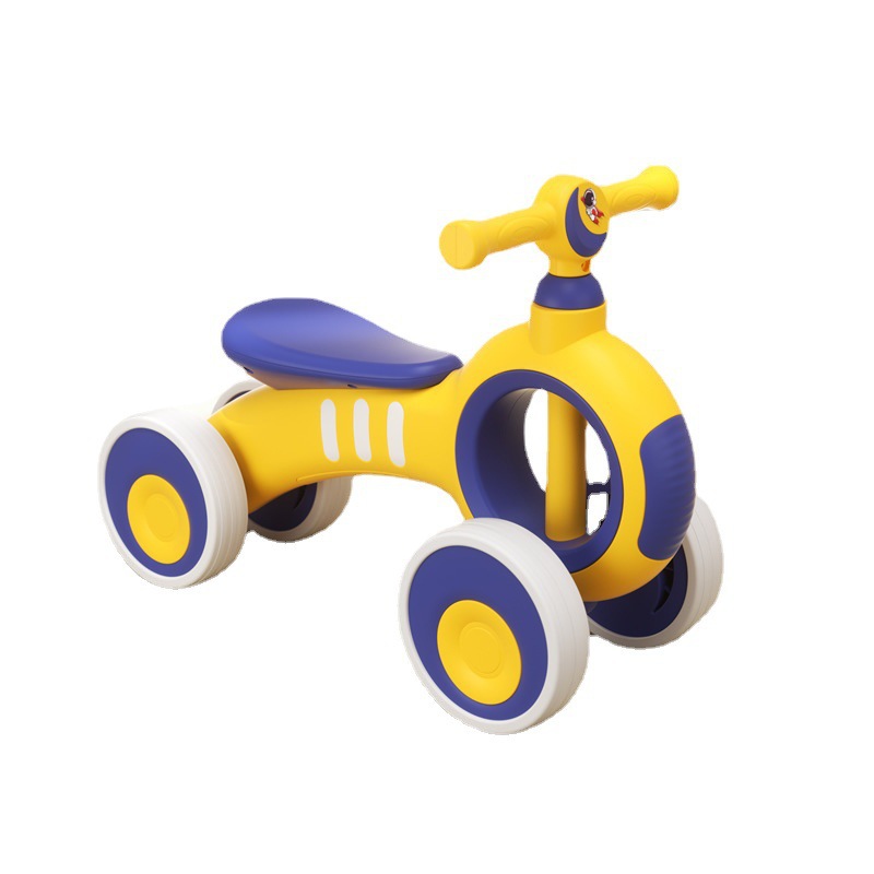 Children's four-wheel Walker 1-3 years old 2 boys and girls baby twist car can sit slippery toy car infant slip car