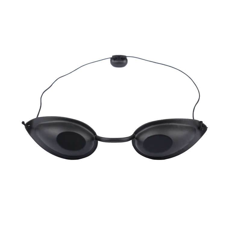 Freezing point red blue phototherapy row light laser small glasses LED spectrometer beauty instrument protective eye mask shading goggles