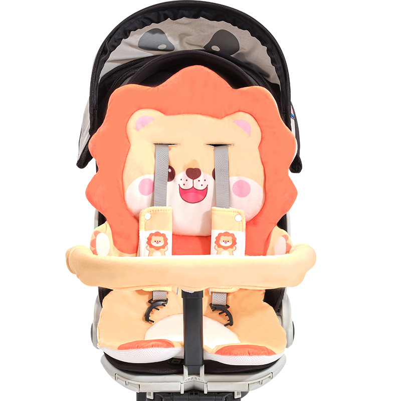 Baby Stroller mat baby dining chair cushion slip baby artifact autumn and winter cotton pad skin-friendly warm Four Seasons Universal