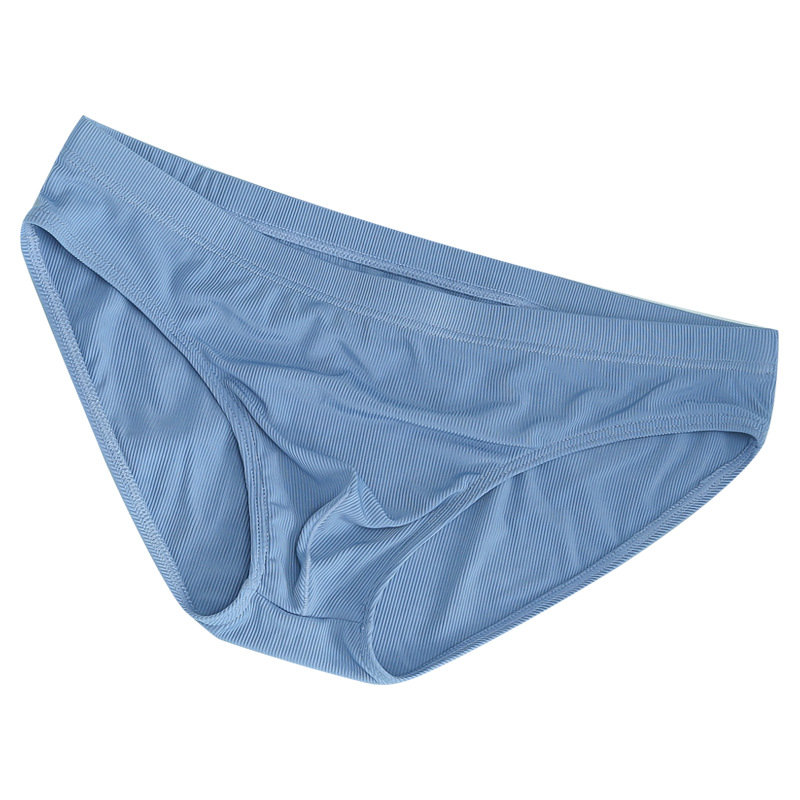 Men's Ice Silk Briefs Youth Soft Sexy High Elastic Summer Thin Comfortable Breathable Shorts Cross-border Underwear