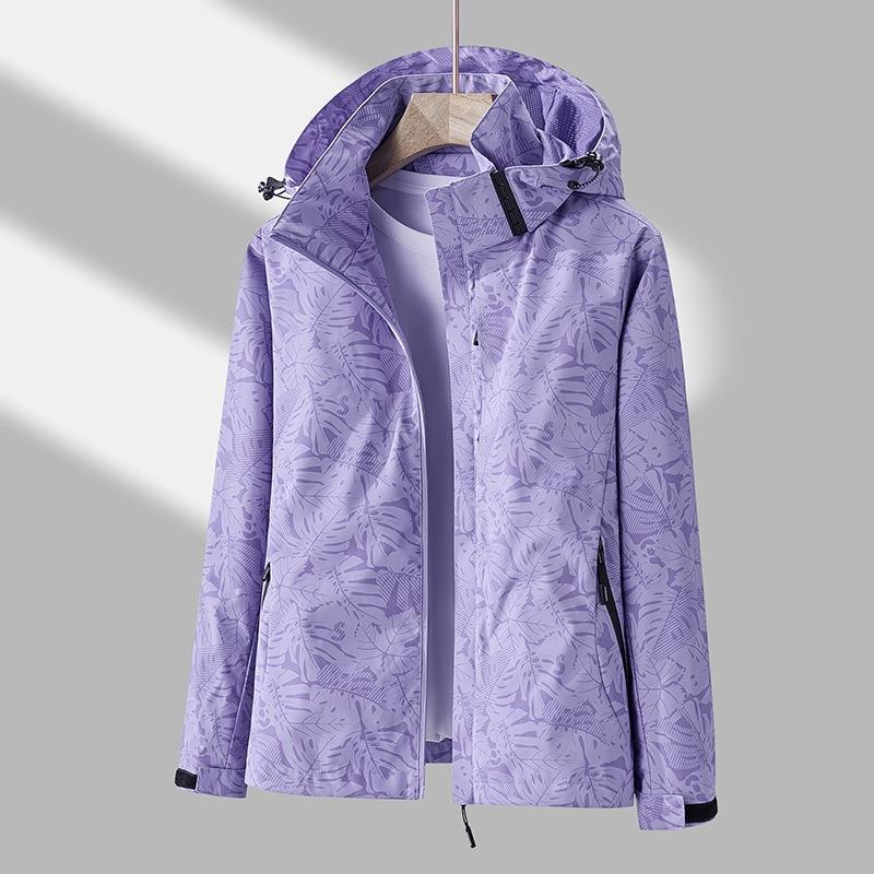Jacket men's and women's spring and autumn thin Camouflage windproof waterproof jacket group mountaineering suit cross-border jacket men