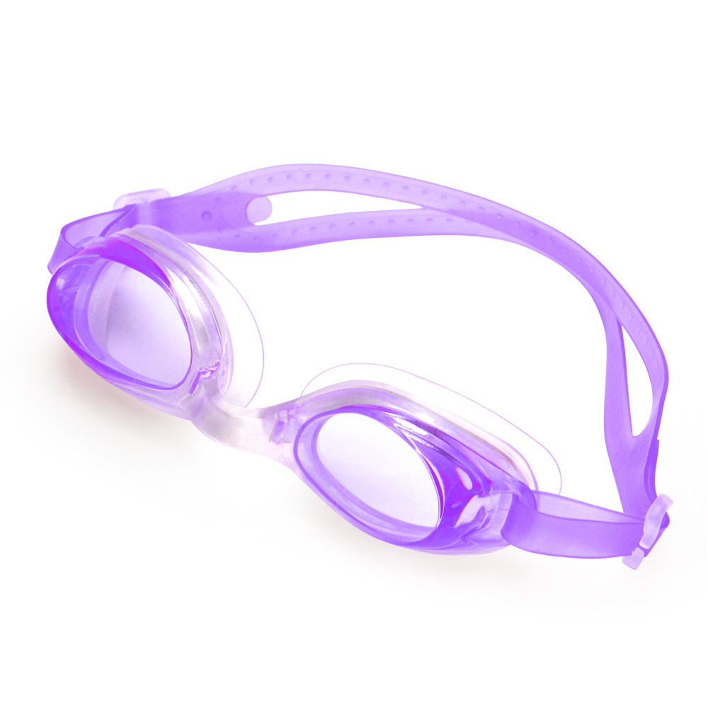 Factory direct spot wholesale bag professional waterproof transparent high-definition adult children's men's and women's flat one-piece swimming goggles
