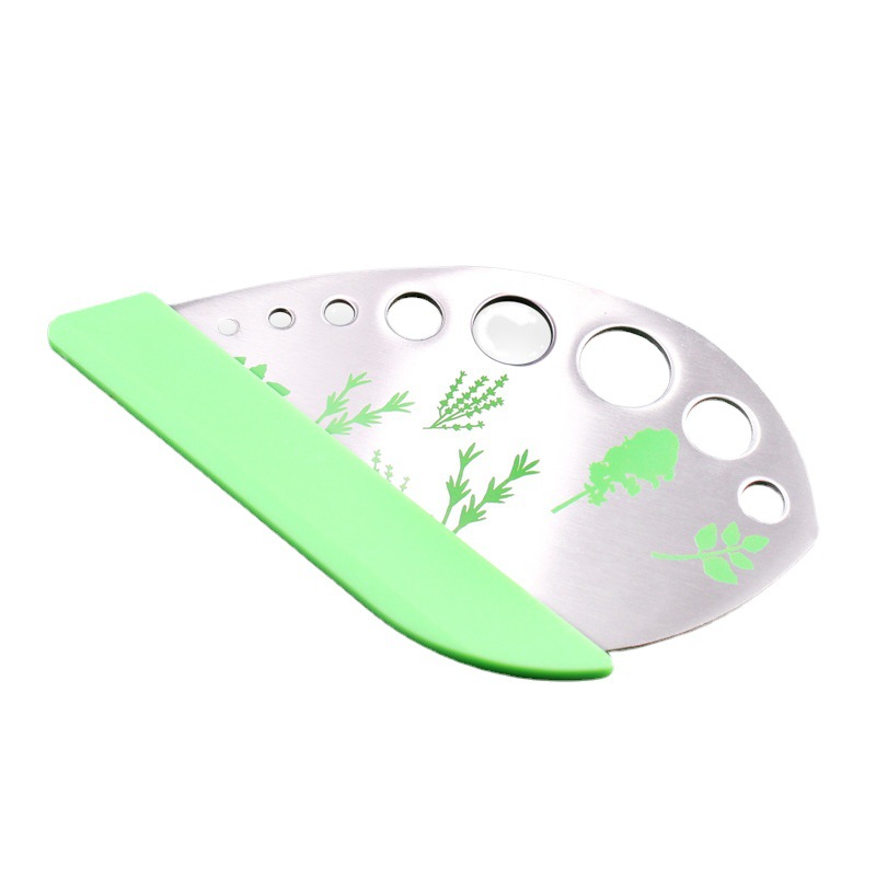 Creative 9-hole vanilla cutting multi-purpose stainless steel vanilla stripper herb cutter stripper