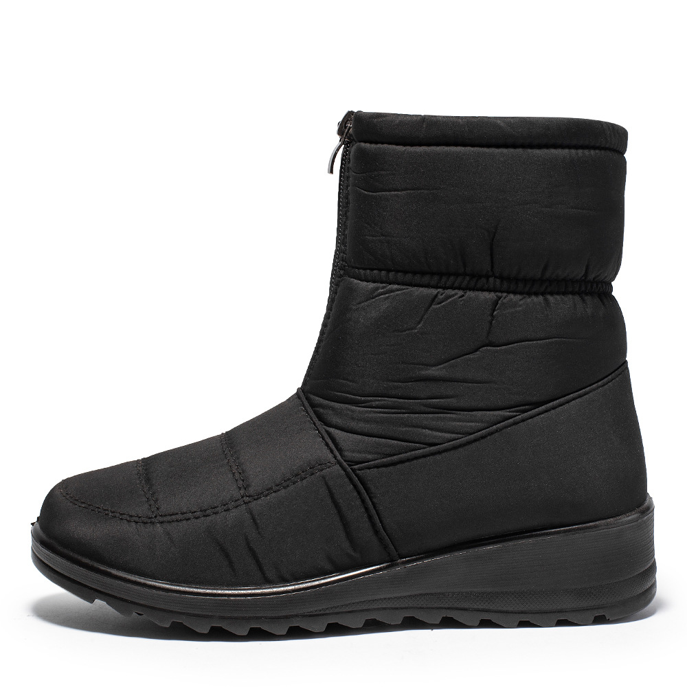 Middle-aged and elderly plus size cross-border winter warm women's snow boots Women's slip-on waterproof mom shoes women's shoes