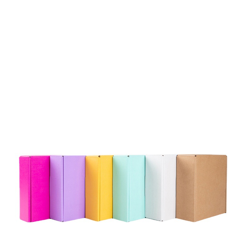 Extra Hard Super Hard Color Paper Box Packaging Box in stock Express Box Jewelry Wholesale Square Jewelry Flying Machine Box