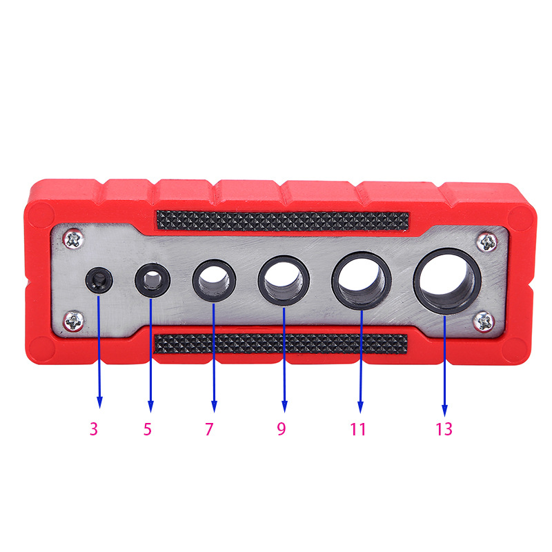 Cross-border multifunctional woodworking hole puncher woodworking drilling locator woodworking positioning tool Chiyang
