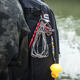 Fish buckle fish lock live fish buckle stainless steel wheel enlarged lock Luya fish lock fishing accessories supplies wholesale